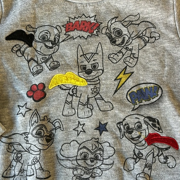 Nickelodeon Paw Patrol 3T Sweatshirt with embroidered capes - Picture 2 of 4